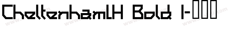 CheltenhamLH Bold I字体转换